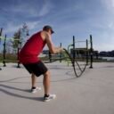 agrès de sport extérieur street workout : battle rope vue 2