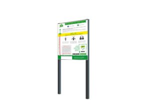 Panneau d'accueil obligatoire