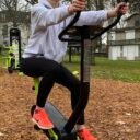 Agrès de sport extérieur pour une aire de fitness outdoor : vélo