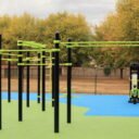 équipement de sport extérieur pour une aire de street workout : street station