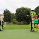 agrès de sport extérieur pour une aire de fitness : push pull vue 2