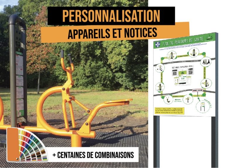 Une personnalisation des agrès et des notices !