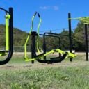 Agrès de sport extérieur : Vélo elliptique sur gazon