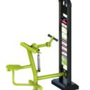 équipement de sport extérieur pour une aire de fitness : biceps curl