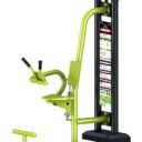 équipement de sport extérieur pour une aire de fitness : biceps curl vue 4