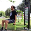 parcours sportif dips machine piston aire de fitness plein air