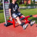 parcours sportif leg extension lens piston aire de fitness plein air