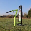 Agrès de musculation extérieur pour une aire de fitness outdoor : Hack Squat vue 2