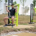 parcours sportif bayonne delt press piston aire de fitness plein air