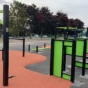 équipement de sport extérieur pour une aire de street workout : cliffhanger ninja freetness