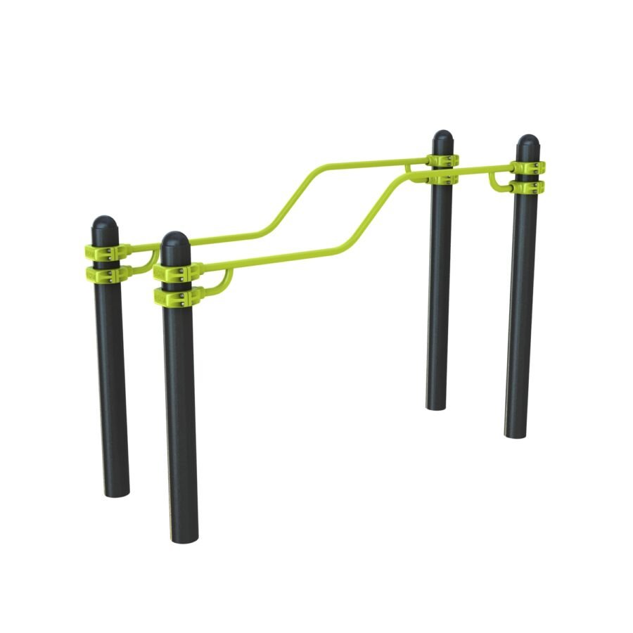 équipement de sport extérieur pour une aire de street workout : Dips PMR