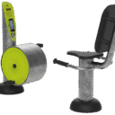 VELO SEMI-ALLONGE CHARGEUR USB (FOND TRANSPARENT)