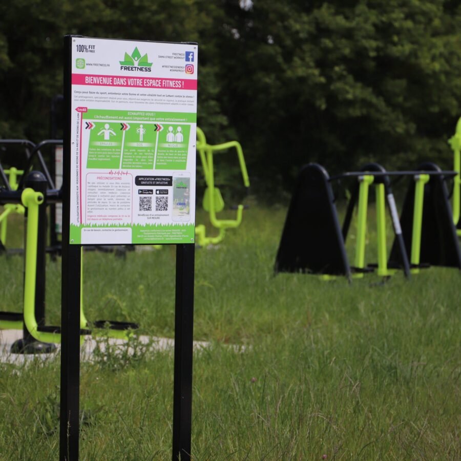 panneau d'accueil Freetness