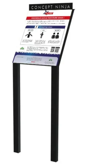panneau accueil ninja