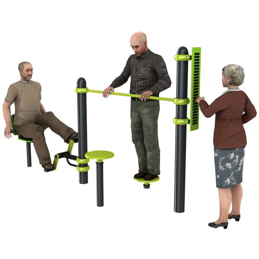 équipement de sport extérieur aire de rééducation senior c3 2