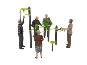 équipement de sport extérieur aire de rééducation senior c5