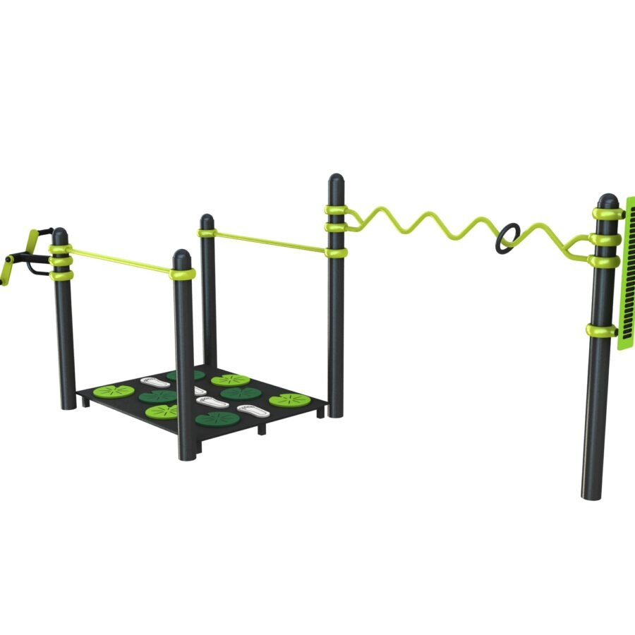 équipement de sport extérieur aire de rééducation senior