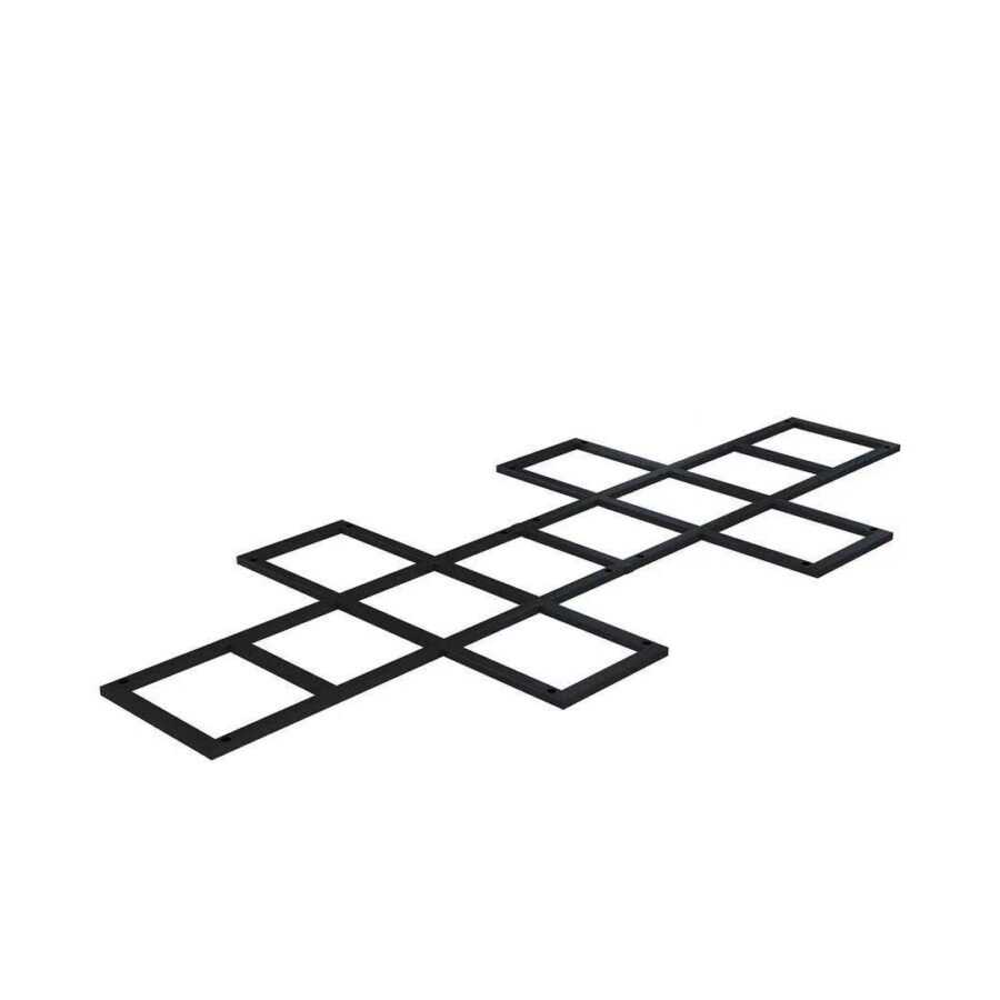 équipement de sport extérieur pour une aire de fitness : échelle de rythme