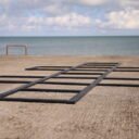 Agrès de sport extérieur pour une aire de fitness outdoor : echelle de rythme freetness