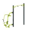 équipement de sport extérieur pour une aire de fitness outdoor : push, barre de traction poignée