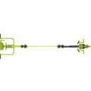 équipement de sport extérieur pour une aire de fitness outdoor : push, barre de traction, cavalcade