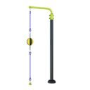 équipement de sport extérieur pour une aire de fitness outdoor : ballon double élastique vue 2