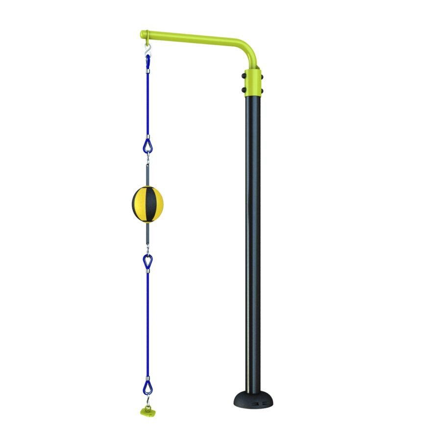 équipement de sport extérieur pour une aire de fitness outdoor : ballon double élastique vue 2