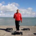 Agrès de sport extérieur pour une aire de fitness outdoor : plateau steps freetness