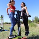 équipement de sport extérieur pour une aire de fitness outdoor : stepper dips freetness