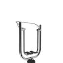 Agrès de sport extérieur en inox pour une aire de fitness outdoor : marcheur simple inox