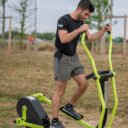 parcours sportif vélo elliptique chargeur smartphone aire de fitness plein air