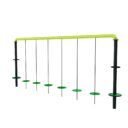 agrès de sport pour un parcours santé : soucoupe d'équilibre vue 3