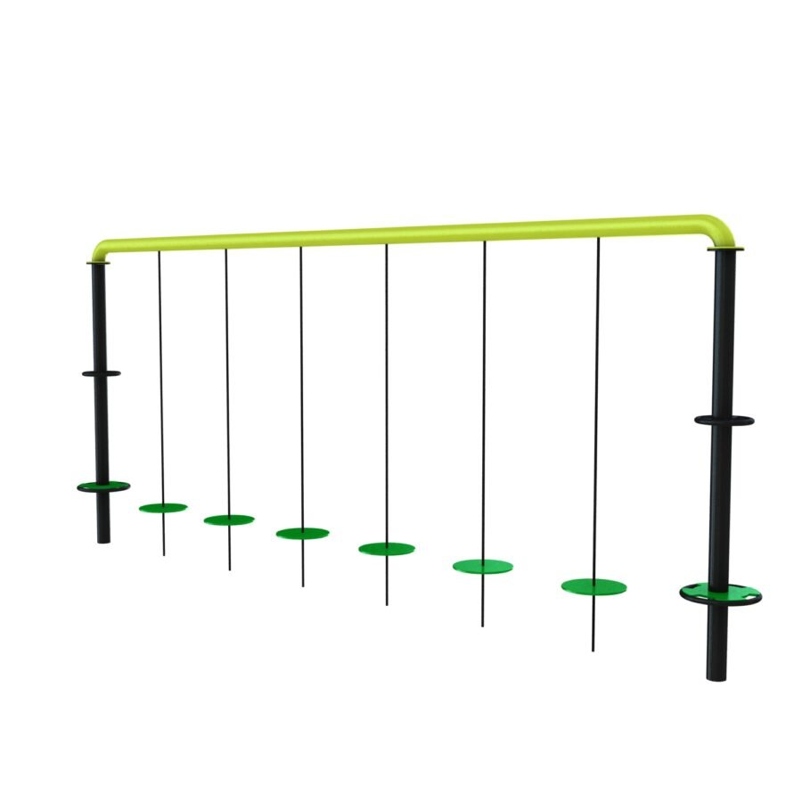 agrès de sport pour un parcours santé : soucoupe d'équilibre vue 3