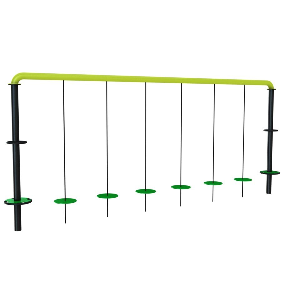 agrès de sport pour un parcours santé : soucoupe d'équilibre vue 2