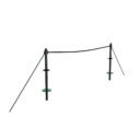 agrès de sport extérieur corde OCR parcours du combattant