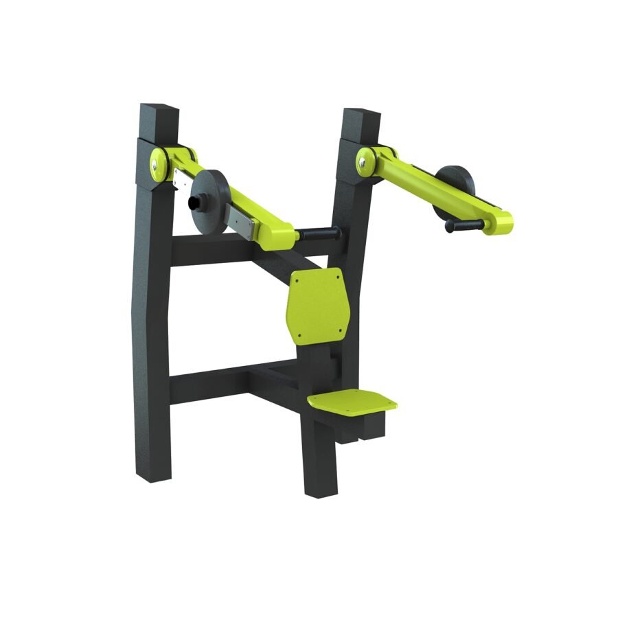 agrès de sport pour un espace de musculation extérieur : standing shoulder press