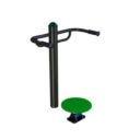 agrès de sport pour un parcours santé : plateau proprioceptif vue 2