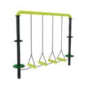 agrès de sport pour un parcours santé : pont trapèze