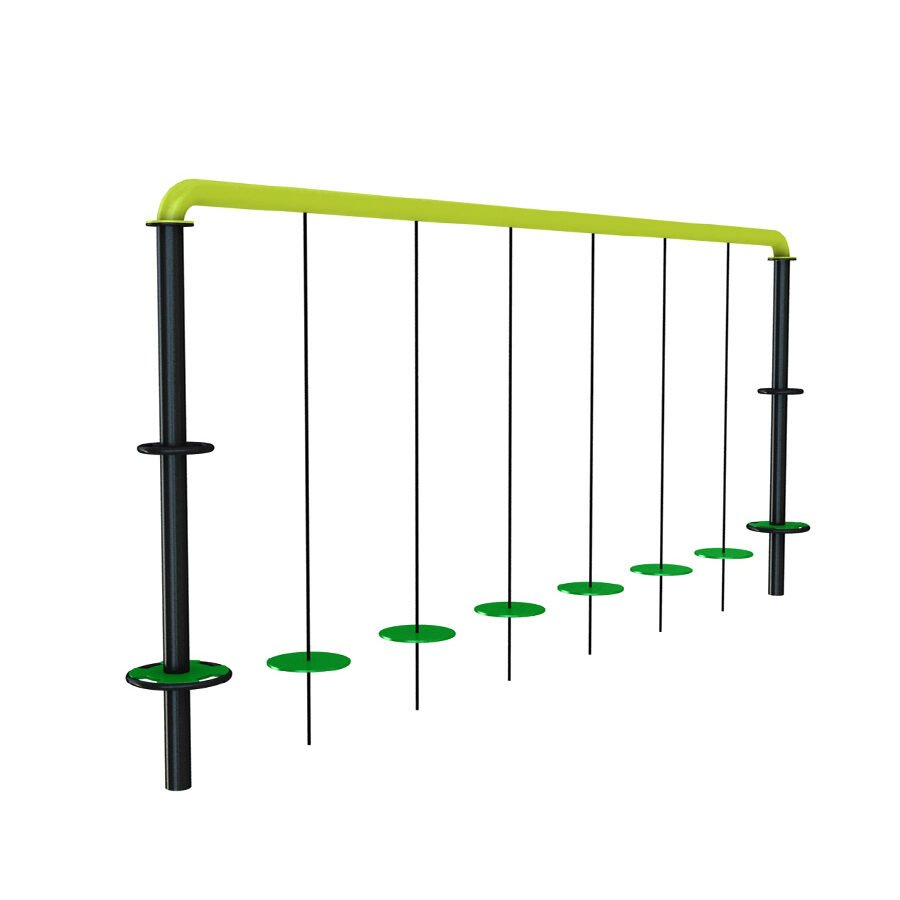 agrès de sport pour un parcours santé : soucoupe d'équilibre