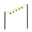 agrès de sport pour un parcours santé : test détente