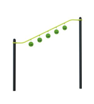 agrès de sport pour un parcours santé : test détente