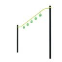 agrès de sport pour un parcours santé : test détente vue 3