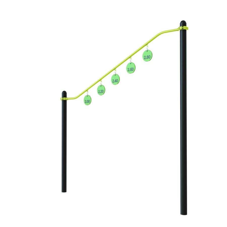 Test détente-2 agrès de sport pour un parcours santé : test détente vue 3