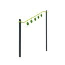 agrès de sport pour un parcours santé : test détente vue 2