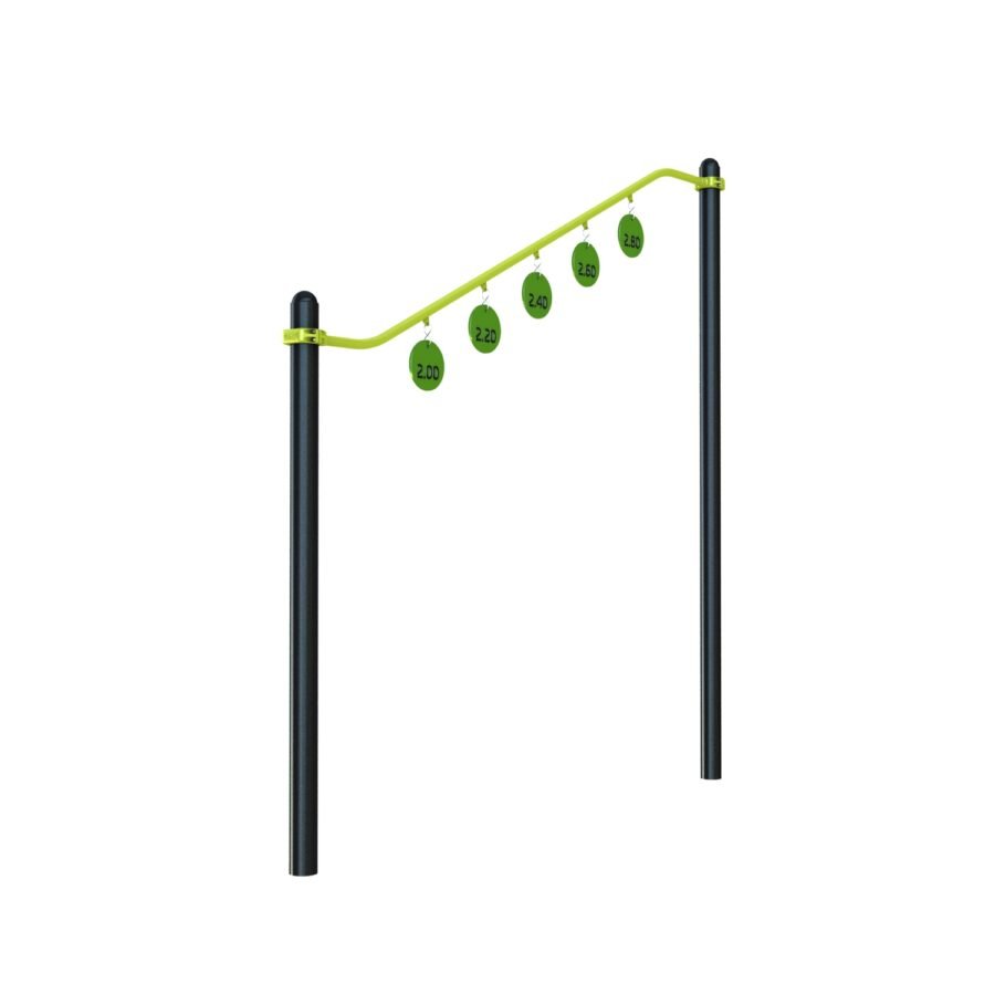 Test détente-3 agrès de sport pour un parcours santé : test détente vue 2