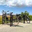 borne vélo pour une aire de fitness vue 4