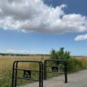 borne vélo pour une aire de fitness vue 3