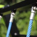 agrès de sport pour un parcours santé : attaches dôme escalade