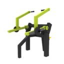 agrès de sport pour un espace de musculation extérieur : row machine debout