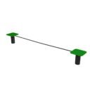 agrès de sport pour un parcours santé : module funambule vue 2